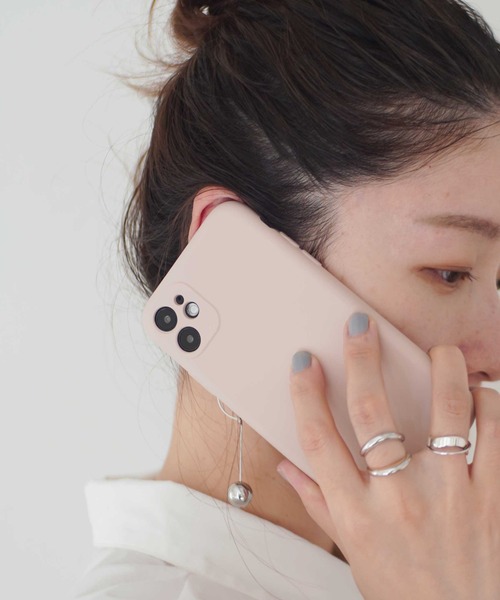 ammy.（エイミードット）の「【 ammy. / エイミードット 】 パステルカラー ＆ ダスティーカラー シンプル ソフト マット iPhone ケース  ( iPhone 7 / 8 / SE / 11 / 11Pro / 12 / 12mini / 13 / 13Pro / 14 / 14pro 対応)（スマホケース/カバー・レディース・パープル/ピンク/アイボリー/ライトグレー/ライトグリーン/ブルー/ブラック/ネイビー/グレイッシュブルー/ボルドー/ベージュ/モスグリーン・C/D/E/F/A/B/G/H/I/K/J/N）」の19枚目の写真