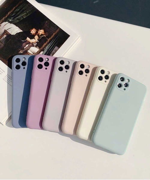 ammy.（エイミードット）の「【 ammy. / エイミードット 】 パステルカラー ＆ ダスティーカラー シンプル ソフト マット iPhone ケース  ( iPhone 7 / 8 / SE / 11 / 11Pro / 12 / 12mini / 13 / 13Pro / 14 / 14pro 対応)（スマホケース/カバー・レディース・パープル/ピンク/アイボリー/ライトグレー/ライトグリーン/ブルー/ブラック/ネイビー/グレイッシュブルー/ボルドー/ベージュ/モスグリーン・C/D/E/F/A/B/G/H/I/K/J/N）」の18枚目の写真