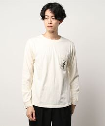 KRIFF MAYER | 《WEB限定》蓄熱ポケ刺繍ロンTEE(Tシャツ/カットソー)