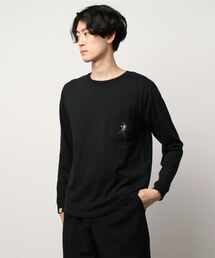 KRIFF MAYER | 《WEB限定》蓄熱ポケ刺繍ロンTEE(Tシャツ/カットソー)