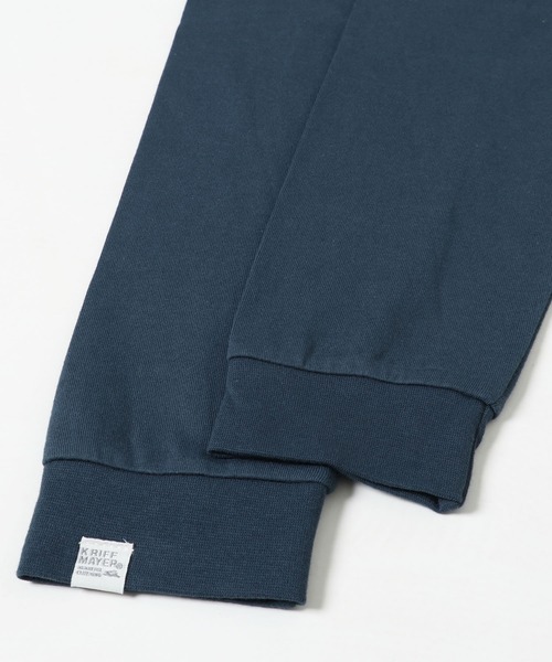 KRIFF MAYER（クリフメイヤー）の「《WEB限定》蓄熱ポケ刺繍ロンTEE（Tシャツ/カットソー・メンズ・ベージュ/オフホワイト/ブラック/ネイビー・LARGE/MEDIUM/X-LARGE）」の15枚目の写真