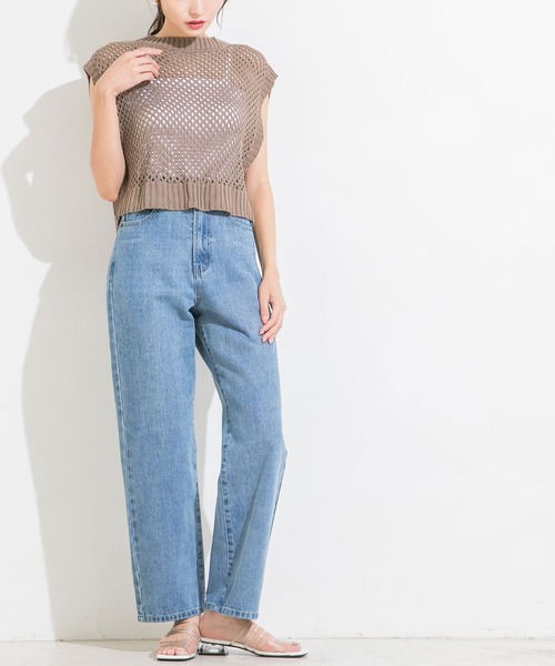 Newlyme（ニューリーミー）の「ハイウエストデニムパンツ