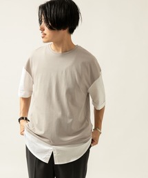 ITEMS URBANRESEARCH | 布帛切り替えTシャツ(Tシャツ/カットソー)
