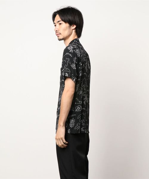 aloha blossom（アロハブロッサム）の「【Aloha Blossom】YU NAGABA SHIRTS（シャツ/ブラウス・メンズ・ホワイト/グリーン・40）」の3枚目の写真