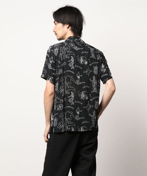 aloha blossom（アロハブロッサム）の「【Aloha Blossom】YU NAGABA SHIRTS（シャツ/ブラウス・メンズ・ホワイト/グリーン・40）」の4枚目の写真