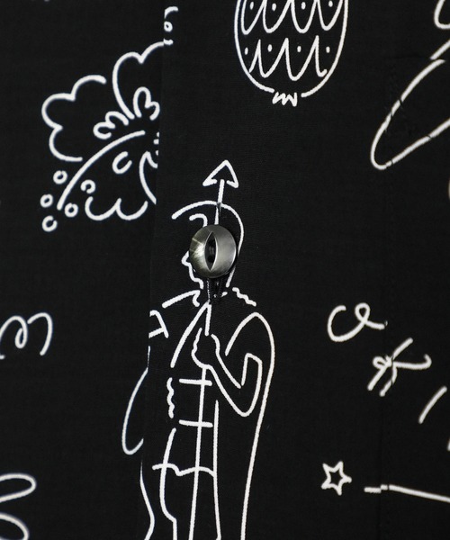 aloha blossom（アロハブロッサム）の「【Aloha Blossom】YU NAGABA SHIRTS（シャツ/ブラウス・メンズ・ホワイト/グリーン・40）」の9枚目の写真