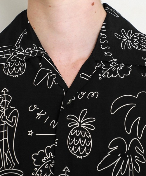 aloha blossom（アロハブロッサム）の「【Aloha Blossom】YU NAGABA SHIRTS（シャツ/ブラウス・メンズ・ホワイト/グリーン・40）」の10枚目の写真