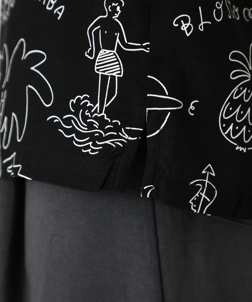 aloha blossom（アロハブロッサム）の「【Aloha Blossom】YU NAGABA SHIRTS（シャツ/ブラウス・メンズ・ホワイト/グリーン・40）」の14枚目の写真