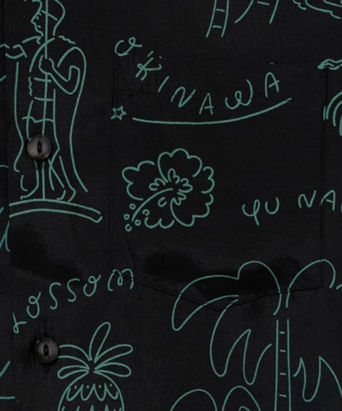 aloha blossom（アロハブロッサム）の「【Aloha Blossom】YU NAGABA SHIRTS（シャツ/ブラウス・メンズ・ホワイト/グリーン・40）」の17枚目の写真