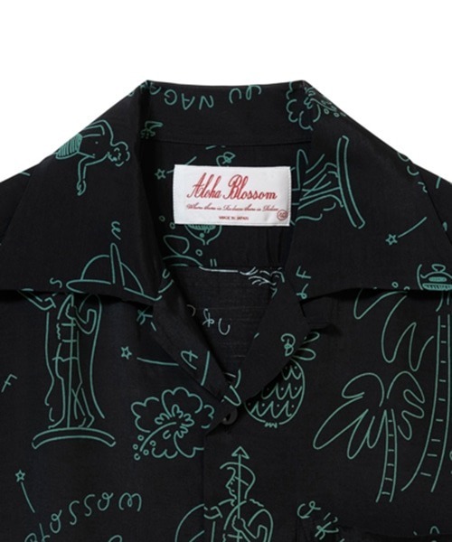aloha blossom（アロハブロッサム）の「【Aloha Blossom】YU NAGABA SHIRTS（シャツ/ブラウス・メンズ・ホワイト/グリーン・40）」の15枚目の写真
