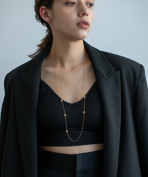 PAS TIERRA（パティエラ）の「【Carillon】リニュロングネックレス(80cm)（ネックレス・レディース・イエローゴールド・FREE）」の4枚目の写真