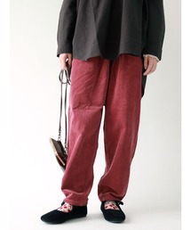 Samansa Mos2 | 細コーデュロイテーパードパンツ(その他パンツ)