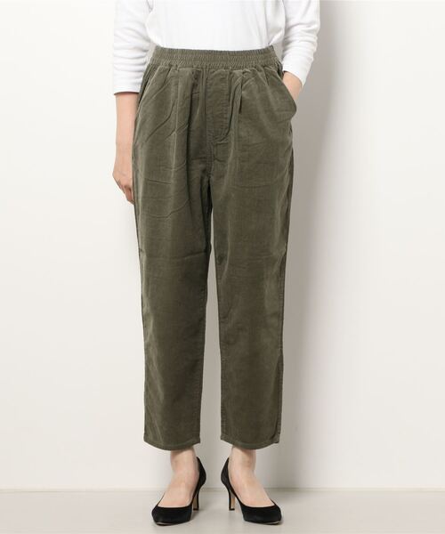 Samansa Mos2(サマンサ モスモス)の「細コーデュロイテーパードパンツ(その他パンツ・レディース・ダークブラウン/ベージュ/パープル/カーキ/ブルー/マスタード・フリ-)」の14枚目の写真