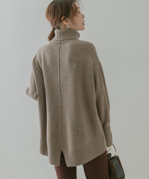 F by ROSSO（エフバイロッソ）の「F by ROSSO　ハミルトンラムズウールタートルニット（ニット/セーター・レディース・オリーブ/イエロー系その他/モカ/アイボリー・FREE）」の17枚目の写真