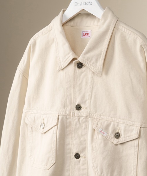 Lee（リー）の「【LEE/リー】RIDER JACKET/カラーデニムジャケット/ビッグシルエット（カバーオール・メンズ・ブラック/アイボリー・S/M/L/XL）」の9枚目の写真