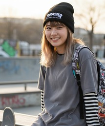 THRASHER/スラッシャー ビーニー マガジンロゴ THR-N01