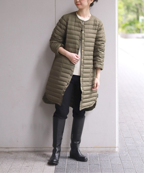 SLOBE IENA（スローブイエナ）の「【TRADITIONAL WEATHERWEAR /トラディショナル　ウェザーウェア】 ARKLEY DOWN ロングコート◆（ダウンジャケット/コート・レディース・ブラック/カーキ/ネイビー・34）」の3枚目の写真