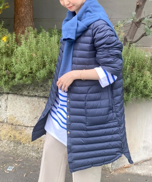 SLOBE IENA（スローブイエナ）の「【TRADITIONAL WEATHERWEAR /トラディショナル　ウェザーウェア】 ARKLEY DOWN ロングコート◆（ダウンジャケット/コート・レディース・ブラック/カーキ/ネイビー・34）」の6枚目の写真