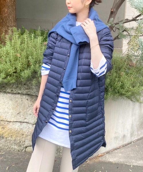 SLOBE IENA（スローブイエナ）の「【TRADITIONAL WEATHERWEAR /トラディショナル　ウェザーウェア】 ARKLEY DOWN ロングコート◆（ダウンジャケット/コート・レディース・ブラック/カーキ/ネイビー・34）」の7枚目の写真