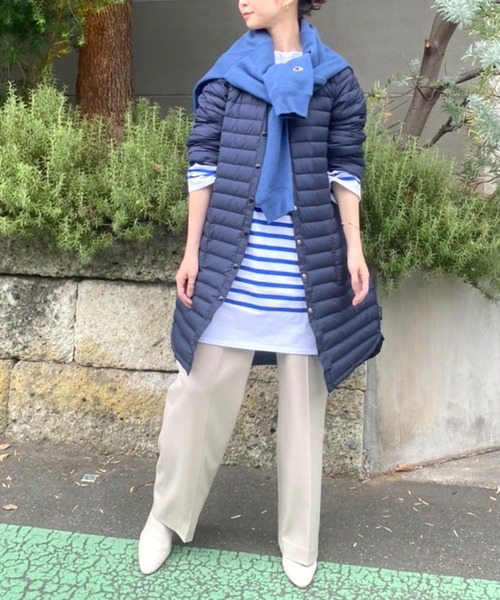 SLOBE IENA（スローブイエナ）の「【TRADITIONAL WEATHERWEAR /トラディショナル　ウェザーウェア】 ARKLEY DOWN ロングコート◆（ダウンジャケット/コート・レディース・ブラック/カーキ/ネイビー・34）」の8枚目の写真