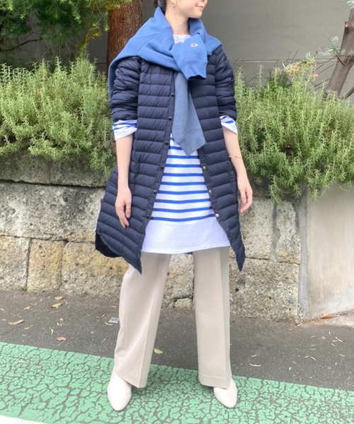 SLOBE IENA（スローブイエナ）の「【TRADITIONAL WEATHERWEAR /トラディショナル　ウェザーウェア】 ARKLEY DOWN ロングコート◆（ダウンジャケット/コート・レディース・ブラック/カーキ/ネイビー・34）」の9枚目の写真