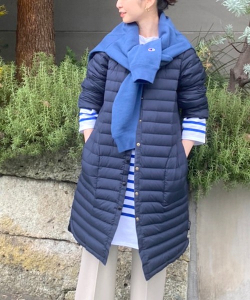 SLOBE IENA（スローブイエナ）の「【TRADITIONAL WEATHERWEAR /トラディショナル　ウェザーウェア】 ARKLEY DOWN ロングコート◆（ダウンジャケット/コート・レディース・ブラック/カーキ/ネイビー・34）」の11枚目の写真