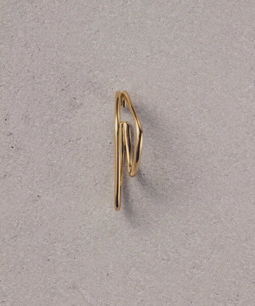 and cloud（アンドクラウド）の「Double Line Earcuff（イヤーカフ・レディース・シルバー/ブラック/イエローゴールド・FREE）」の15枚目の写真