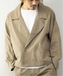【Sa】【it】ワッシャー加工 BIGラペル Wジャケット