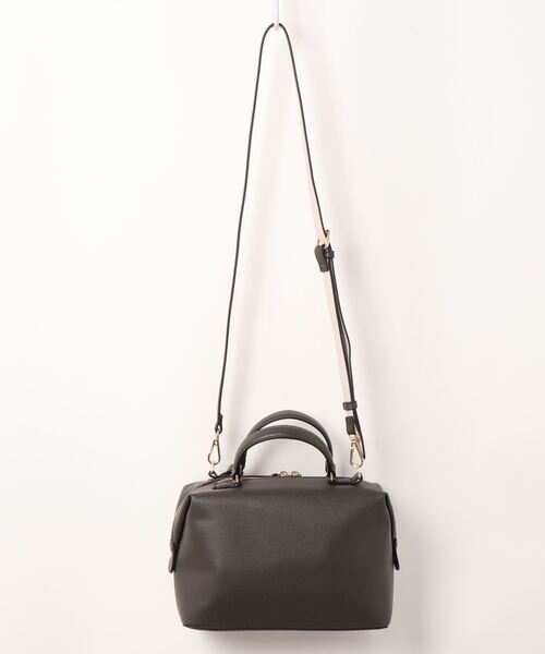 & chouette(アンドシュエット)の「ハンドル・ショルダー付き2wayバッグ(ボストンバッグ・レディース・ダークブラウン/ブラウン/オフホワイト/ピンク・FREE)」の9枚目の写真