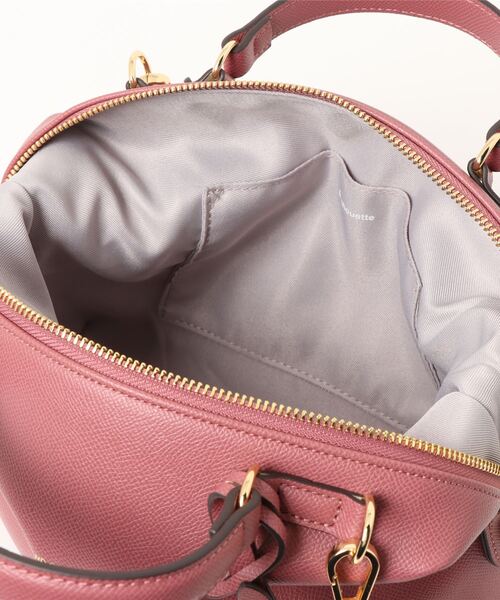 & chouette(アンドシュエット)の「ハンドル・ショルダー付き2wayバッグ(ボストンバッグ・レディース・ダークブラウン/ブラウン/オフホワイト/ピンク・FREE)」の5枚目の写真