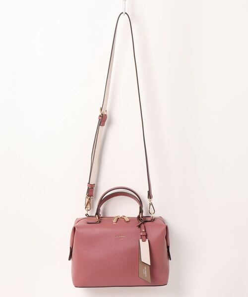 & chouette(アンドシュエット)の「ハンドル・ショルダー付き2wayバッグ(ボストンバッグ・レディース・ダークブラウン/ブラウン/オフホワイト/ピンク・FREE)」の17枚目の写真