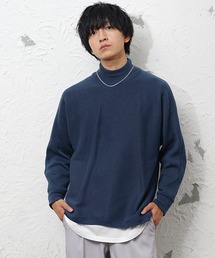 ビッグシルエット」に該当するニット/セーター（ブルー・ネイビー/青色