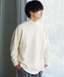 MinoriTY | ミラノリブ リブニット クルーネック/モックネック オーバーサイズ  ルーズニット ビッグシルエット セーター  冬服(ニット/セーター)