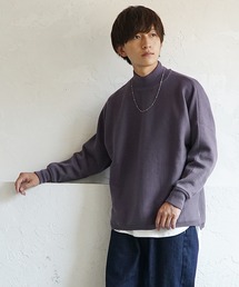 【MinoriTY】ビッグシルエットミラノリブ編みニット クルーネックセーター メンズ 春服 冬服 ルーズシルエット ルーズフィット オーバーサイズ バルーンスリーブ インナー
