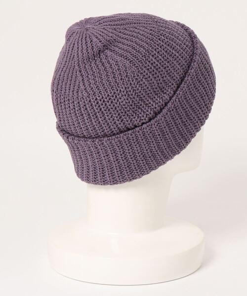 polcadot（ポルカドット）の「RELAXED WATCH/リラックス ニット（ニットキャップ/ビーニー・レディース・ライトグレー/パープル/ブラック/ライム・FREE）」の5枚目の写真