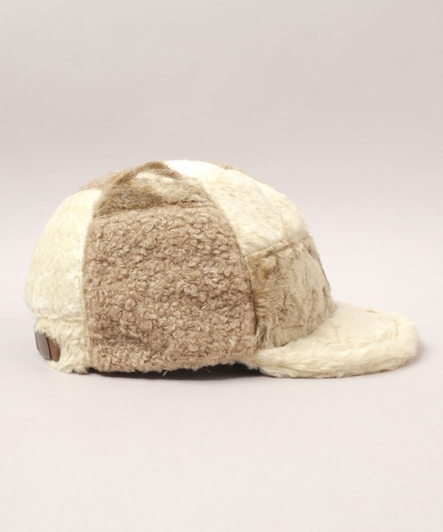 CA4LA(カシラ)の「PATCHY BALL CAP FF(キャップ・メンズ・アイボリー/ブラウン/ブラック・ONESIZE)」の4枚目の写真