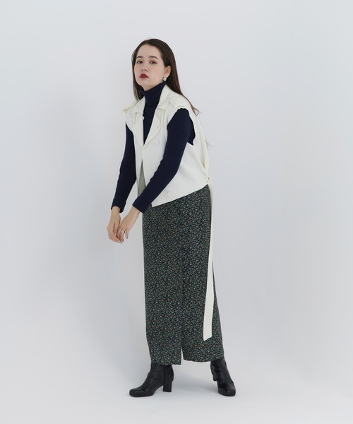 TINA：JOJUN（ティーナジョジュン）の「ニット ベスト TINA：JOJUN（ベスト・レディース・ホワイト/ブラック・M）」の21枚目の写真