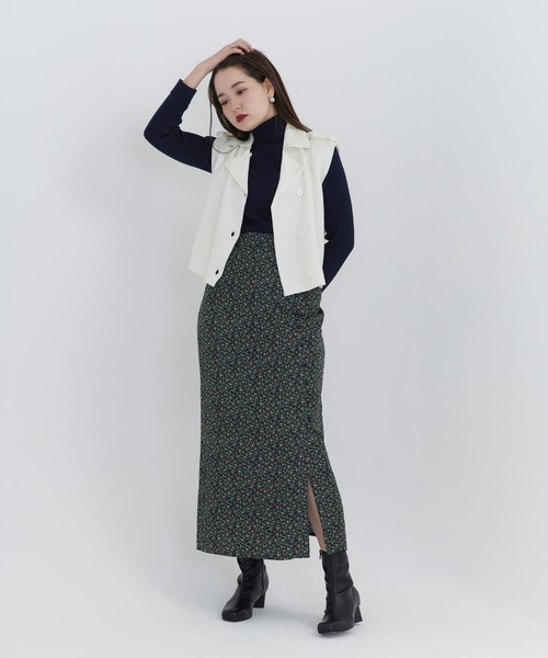 TINA：JOJUN（ティーナジョジュン）の「ニット ベスト TINA：JOJUN（ベスト・レディース・ホワイト/ブラック・M）」の15枚目の写真