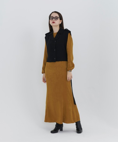 TINA：JOJUN（ティーナジョジュン）の「ニット ベスト TINA：JOJUN（ベスト・レディース・ホワイト/ブラック・M）」の16枚目の写真