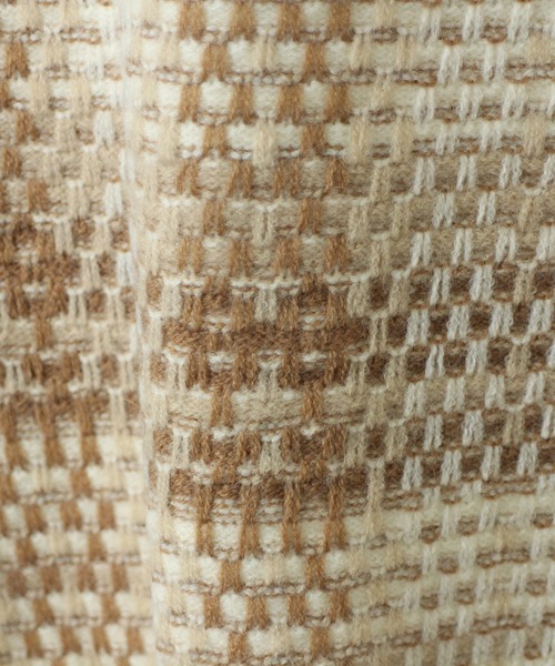 one way(ワンウェイ)の「【oneway】チェックツイードニットトップス(ニット/セーター・レディース・ホワイト/ブラック/ベージュ・FREE)」の21枚目の写真