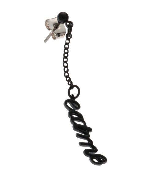 EATME(イートミー)の「EATMEロゴキーピアス(ピアス(両耳用)・レディース・ブラック/シルバー・FREE)」の6枚目の写真