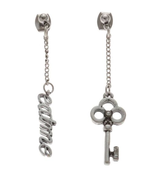 EATME(イートミー)の「EATMEロゴキーピアス(ピアス(両耳用)・レディース・ブラック/シルバー・FREE)」の11枚目の写真