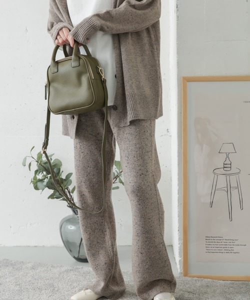 URBAN RESEARCH DOORS(アーバンリサーチドアーズ)の「ネップニットパンツ(その他パンツ・レディース・ベージュ/グレー・38/36)」の18枚目の写真