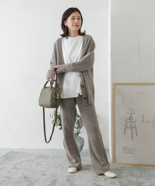 URBAN RESEARCH DOORS(アーバンリサーチドアーズ)の「ネップニットパンツ(その他パンツ・レディース・ベージュ/グレー・38/36)」の16枚目の写真