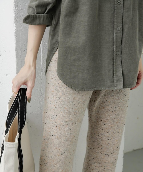 URBAN RESEARCH DOORS(アーバンリサーチドアーズ)の「ネップニットパンツ(その他パンツ・レディース・ベージュ/グレー・38/36)」の5枚目の写真