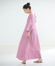 TICCA（ティッカ）の「TICCA / リネン キーネック ロングドレス