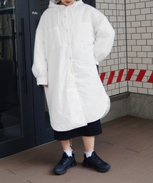 中わたロングシャツコート