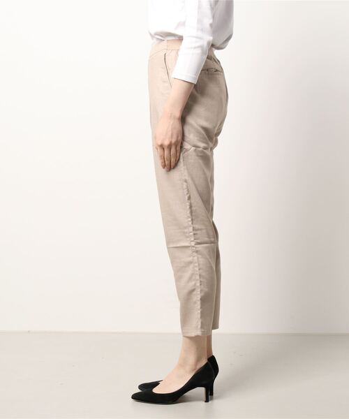 GIORDANO（ジョルダーノ）の「[ GIORDANO ] テーパードイージーストレッチアンクルパンツ（スウェットパンツ・レディース・カーキ/ブラック/グレー・SMALL/LARGE/X-LARGE/MEDIUM）」の5枚目の写真