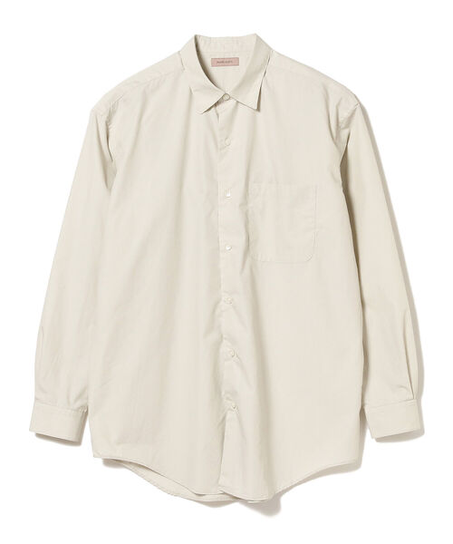 BEAMS LIGHTS（ビームスライツ）の「BEAMS LIGHTS / ソリッド レギュラーカラー シャツ（シャツ/ブラウス・メンズ・ベージュ/ネイビー/グリーン系その他2・SMALL/MEDIUM/LARGE）」の4枚目の写真