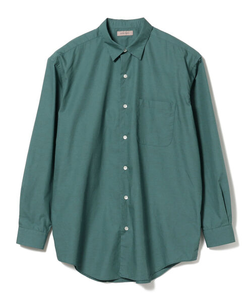 BEAMS LIGHTS（ビームスライツ）の「BEAMS LIGHTS / ソリッド レギュラーカラー シャツ（シャツ/ブラウス・メンズ・ベージュ/ネイビー/グリーン系その他2・SMALL/MEDIUM/LARGE）」の8枚目の写真